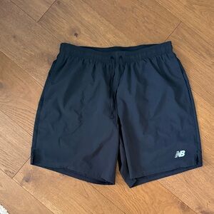 New Balance Men's Black Athletic Shorts